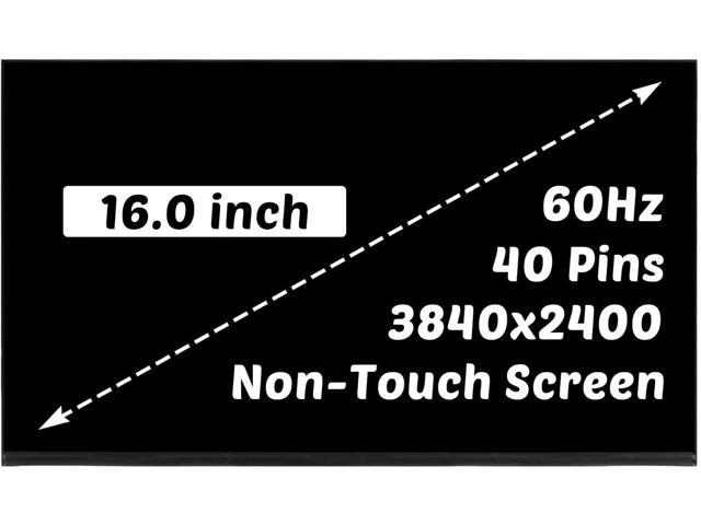 NE160QAM-NZ1 Replacement for HP ZBOOK Studio 16 G9 G10 LCD Screen 3840x2400 16.0 inch 60HZ 40 Pins LED Display Digitizer Panel (for Non-Touch...