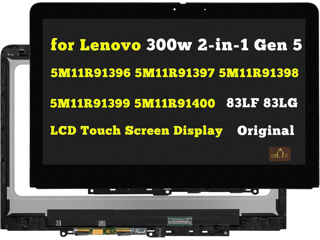 Screen Replacement for Lenovo 300w 2-in-1 Gen 5 83LF 83LG 5M11R91396 5M11R91397 5M11R91398 5M11R91399 5M11R91400 LCD Touch Screen Display Digitizer...