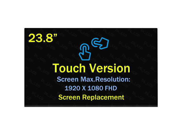 23.8' for MV238FHM-K10 MV238FHM K10 LCD LED Touch Screen Display FHD 1920X1080