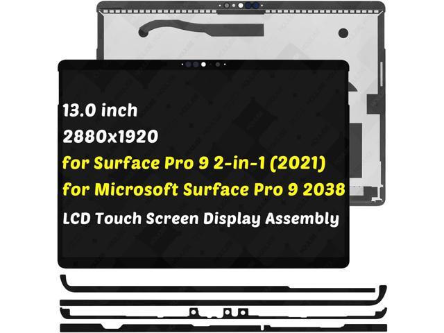 Replacement for Microsoft Surface Pro 9 2038 (2021) LCD Screen for Surface Pro 9 2038 2880x1920 13.0 inch LED LCD Touch Screen Display Digitizer...