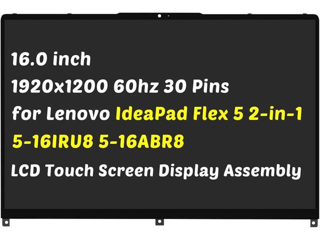 5D10S39793 Replacement for Lenovo IdeaPad Flex 5 2-in-1 16IRU8 16ABR8 Type 82Y1 82XY 82XY0030US 30 Pins 16.0' LCD Display Touch Screen Assembly...