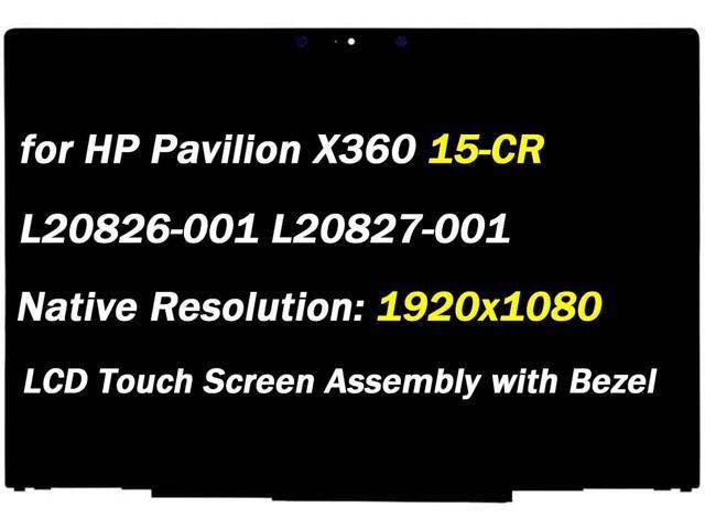 L20826-001 L20827-001 Replacement for HP Pavilion X360 15-CR 15-cr0037wm 15-cr0053wm Digitizer 15-CR0010NR 15-cr0056wm 15-cr0051cl 1920x1080 30Pin...