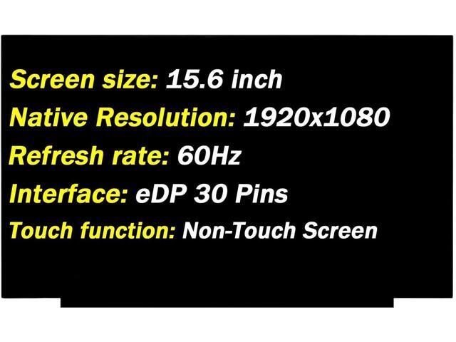 Replacement for Lenovo IdeaPad 1 15ALC7 1-15IJL7 1-15AMN7 Model 82R4 82LX 82VG FHD 1920X1080 15.6' 60Hz 30 Pins LCD Screen Laptop Display Digitizer...