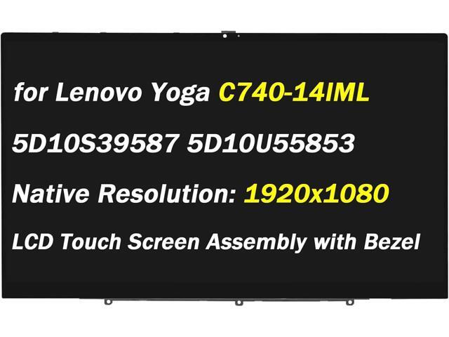 5D10S39587 5D10U55853 Replacement for Lenovo Yoga C740-14IML C740-14 2-in-1 Type 81TC LCD Display 14.0' FHD 1920x1080 60HZ 30 pins LED Touch Screen...