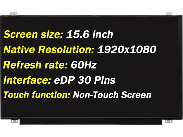 B156HTN03.8 Replacement for Dell Inspiron 15 5576 5577 7558 7537 Series 28H80 028H80 1920x1080 30Pins 15.6' LED LCD Screen Display Panel (Only for...