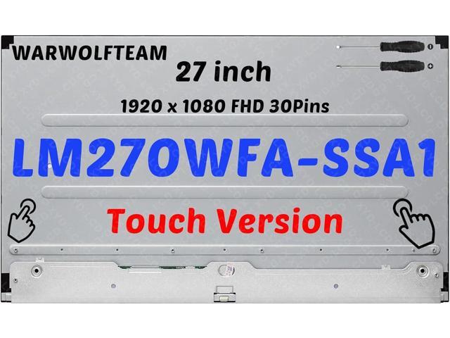 Compatible with HP 27-DP1006A 27-DP1006D All in One 27in 30Pins 60Hz FHD Display LCD LED IPS Touch Replacement Screen Panel(Only for in-Cell Touch...