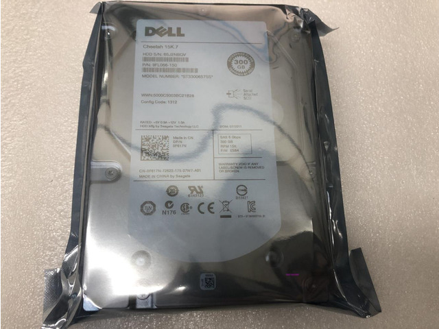 F617N ST3300657SS 0F617N 300G 3.5 inch 15K7 6GB SAS server hard disk X150K YP778 For Dell Server