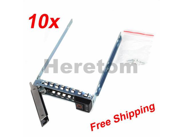 10pcs 2.5' Hard Drive Caddy Tray for Dell Gen 14 G14 R640 R740 R740XD R940 HDD Caddy Bracket DXD9H/0DXD9H