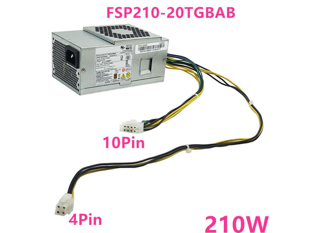 PSU For Lenovo E74S E75S e700 H3060 G5060 M310 M410 M610 M90 m700 10Pin 210W Switching Power Supply FSP210-20TGBAB