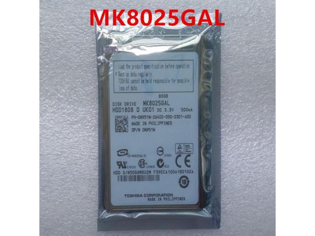HDD For Toshiba 80GB 1.8' CE/ZIF 8MB 4200RPM 5MM For Internal HDD For Notebook HDD For MK8025GAL