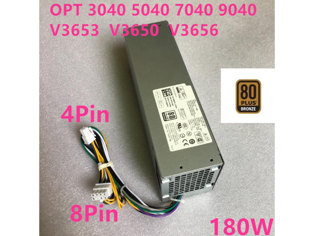 PSU For Dell 3040 3650 3250 3040 8Pin 180W Power Supply D180ES-00 L180ES-00 AC180ES-00 HU180ES-00 HU180ES-01 HK280-81PP