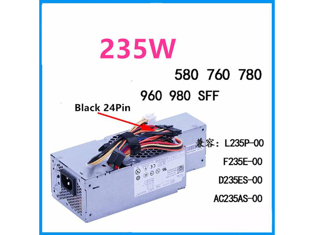 PSU For Dell OptiPlex 580 760 780 960 980 SFF 235W Power Supply H235P-00 L235P-00 D235ES-00 AC235AS-00 L235ES-00