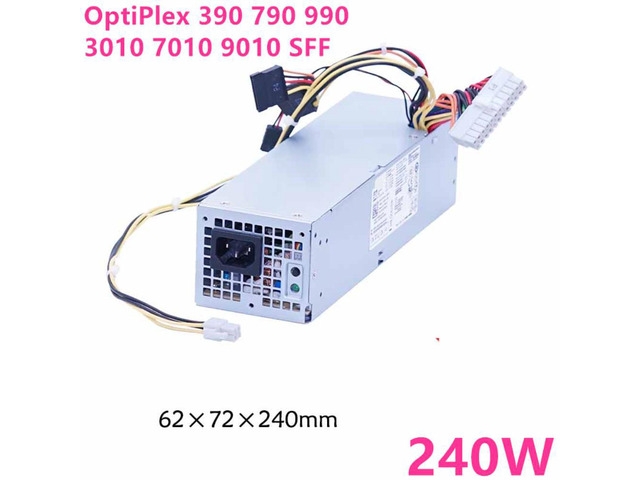 PSU For Dell OptiPlex 390 790 990 3010 7010 9010 240W Switching Power Supply H240AS-00 L240AS-00 AC240AS-00 3WN11