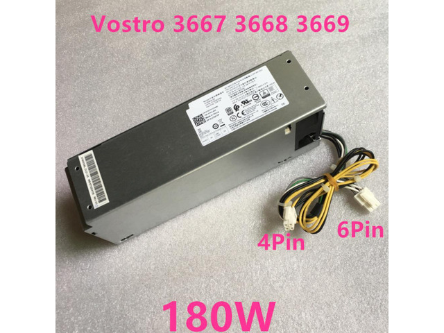PSU For Dell Vostro 3667 3668 3669 6Pin 180W Power Supply H180ES-00 L180ES-01 L180AS-03 HU180NS-00 HK280-81FN AC180ES-01