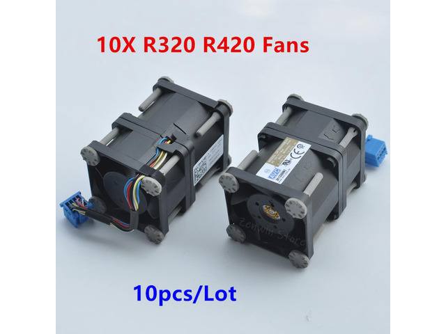 10PCS/Lot 10x HR6C0 G8KHX Cooling Fan Fans for Dell R320 R420 Heatsink Cooling System