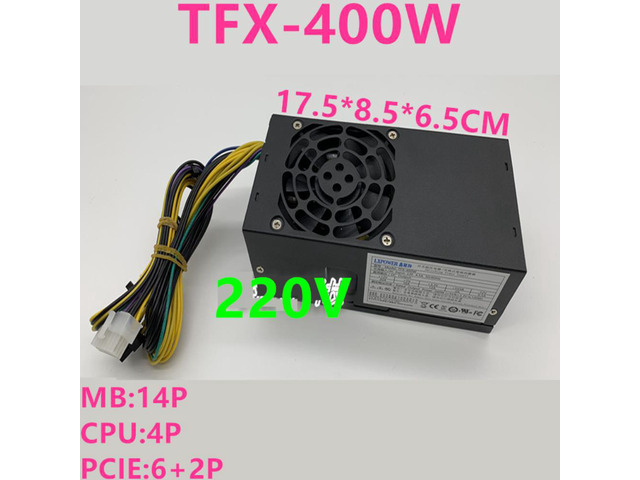 PSU For Lenovo TFX H3050 M4550 M73Z M78 M83 M92P S530 14Pin 400W Power Supply TFX-400W FSP240-40SBV HK280-71FP PCB020 PCE008