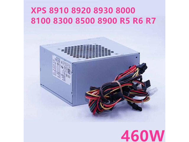 PSU For Dell XPS 8000 460W Power Supply D460AM-03 AC460AD-01 HU460AD-01 H460AD-00 HU460AM-01 GJXN1 FVGCW RH8P5 7P3WV