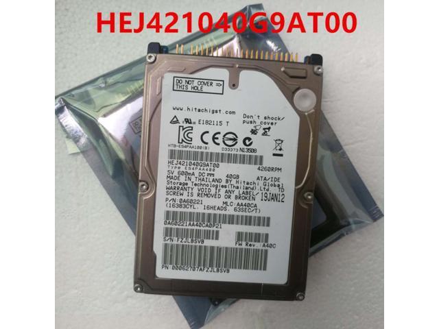 HDD For Hitachi 40GB IDE 8MB 4200RPM For Internal HDD For Notebook HDD For HEJ421040G9AT00
