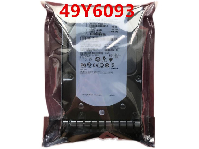 HDD For X3650 M4 M5 300GB 3.5' SAS 32MB 15000RPM For Internal HDD For Server HDD For 49Y6093 49Y6092 49Y6096