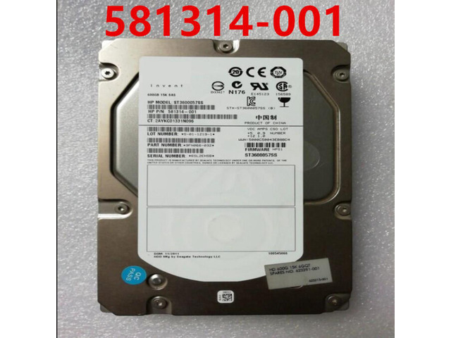 HDD For HP Z600 Z800 Z820 600GB 3.5' SAS 64MB 15000RPM For Internal HDD For Server HDD For 623391-001 581314-001 ST3600057SS