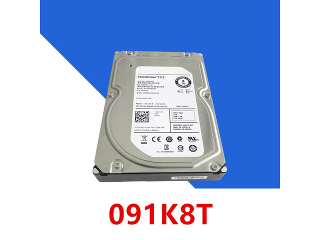 HDD For Dell 3TB 3.5' SAS 6 Gb/S 64MB 7200RPM For Internal HDD For Server HDD For 91K8T 091K8T ST33000650SS