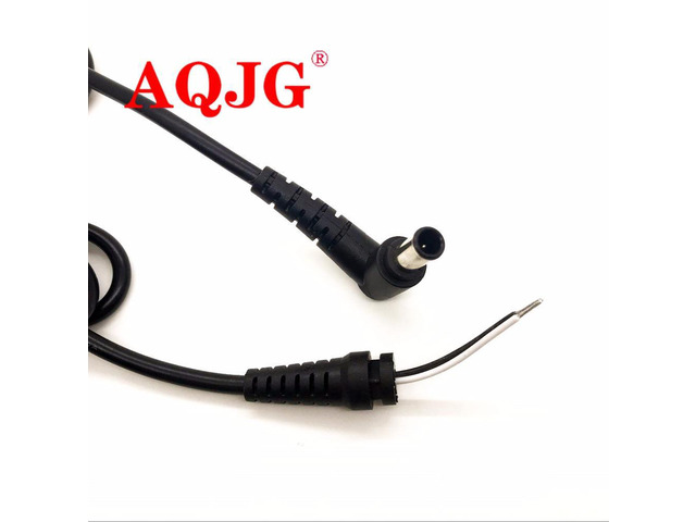 1.2m DC 6.0 x 4.4 6.0*4.4mm Power Supply Plug Connector With Cord / Cable For Sony Laptop Adapter 6.5*4.4 AQJG
