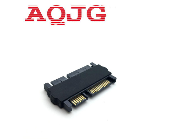 1PC Slim SATA 7+15 22Pin Male to SATA Male 7+6 13Pin Adaptor Convertor Adapter f