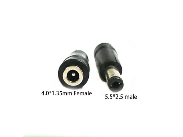4.0*1.35mm Female to 5.5*2.5mm Male DC plug adaper For ASUS Laptop Power adapter DC plug