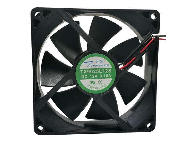 Tianxuan tx9025l12s 12V 0.16A 9cm 9025 cooling fan 9cm 2-wire wine cabinet refrigerator thermostat cabinet cooling photo