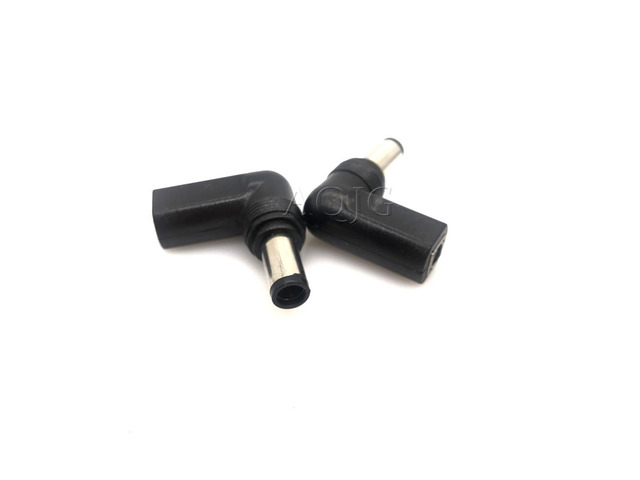 90 degree DC power Adapter Connector Plug DC conversion head jack female 7.4*5.0 plug male With pin 4.5*3.0 mm Female Cable