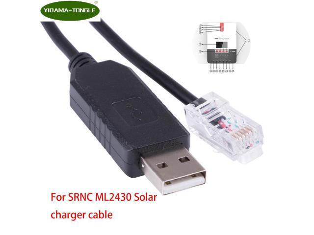 FTDI USB RS232 Serial to RJ12 6P6C Adapter Converter Network Cable for SRNC ML2430 Solar Charger mppt solar charger controller