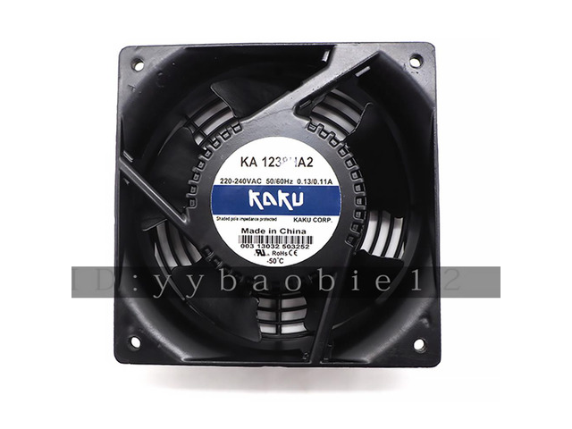 For KAKU KA1238HA2 220V 0.13/0.11A high temperature resistance waterproof fan 120*120*38mm 12CM