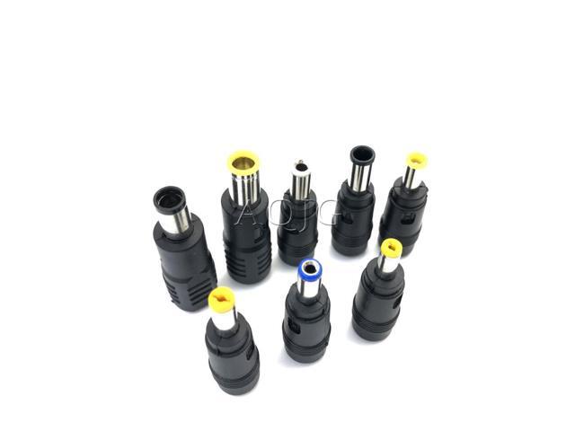 7pcs Universal Laptop DC Power Supply Adapter Connector Plug AC DC conversion head Jack Charger Connectors Laptop Power Adapter