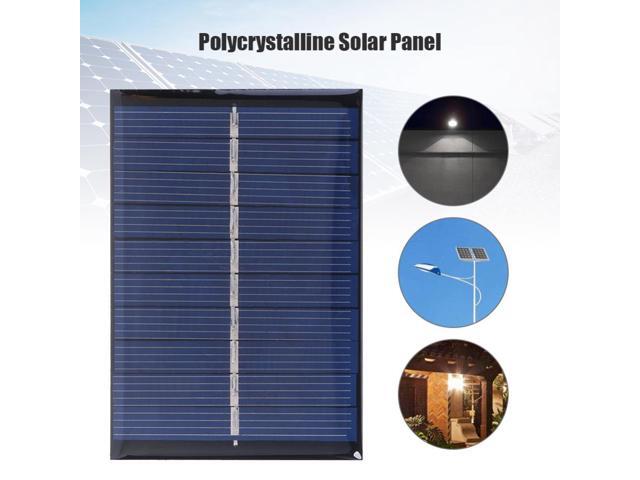 DIY 1.2W 5V 120mA Solar Panels Solar Cells Module Charger Epoxy Plate for Street Advertising Courtyard Lamp Lighting