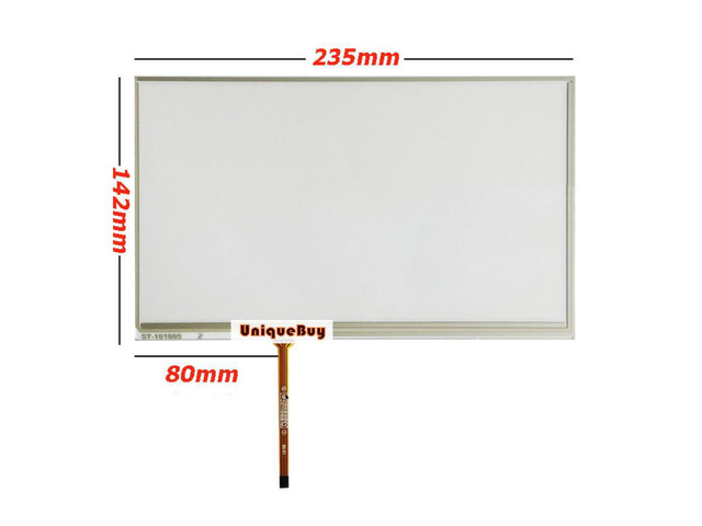 For 10.1inch 235*142MM 4-wire widescreen Digitizer Resistive Touch Screen Panel Resistance Sensor