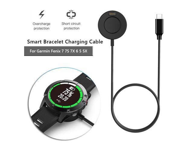 100cm Type-C PD Fast Charging Cable for Garmin Fenix 7 7S 7X 6 5 5X Smart Watch Charger Adapter Support Data Transfer