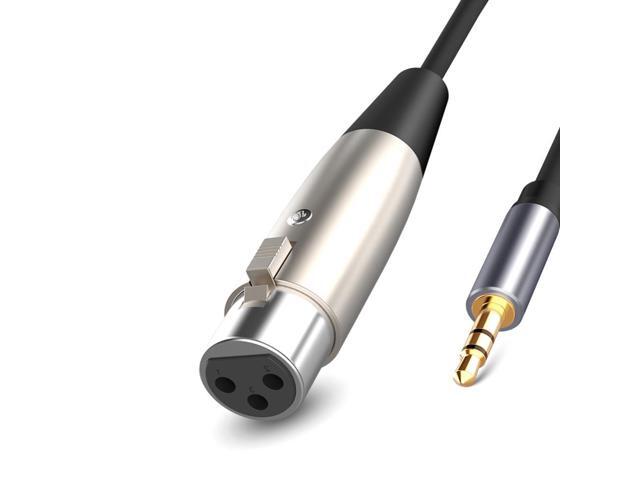 2021 Audio Cable Plug Aux Cord 3.5mm XLR Male to Female Audio Cable for Mixer Microphones PC Speakers Cellphone