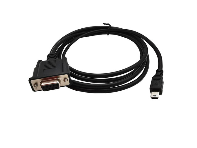 1.8M 6Ft DB9 Female Jack to USB Mini 5 Pin Male Cable Adapter 9pin Female Direct connection Custom connecting wire