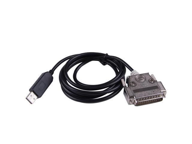 USB to DB25 FTDI Chip Serial Adapter Printer Programming Cable for Epson U375 Barcode Scanner