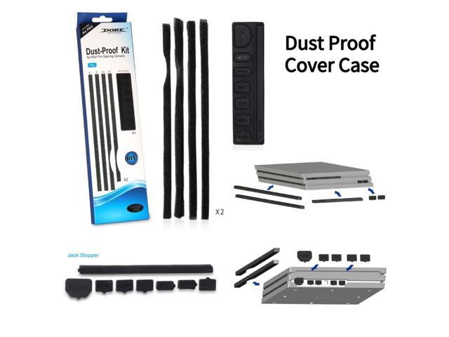 Dust Proof Kit Case Cover Filter Mesh Jack Stopper Pack Kits For PS4 Pro Gaming Console DAM
