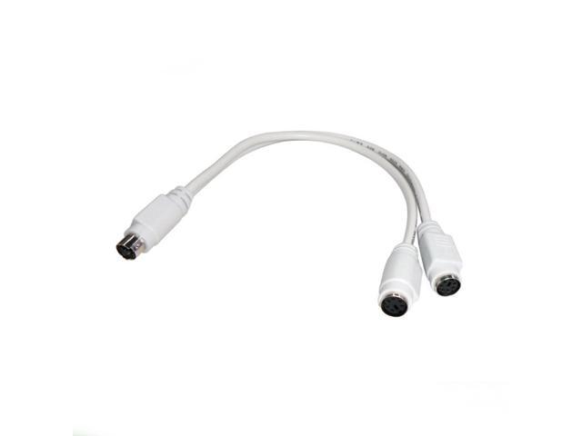 Motherboard PS2 PS/2 Splitter Adapter Cable 6Pin Mini Din Male to 2 Female for Mouse Keyboard Card Reader Laser Scanner