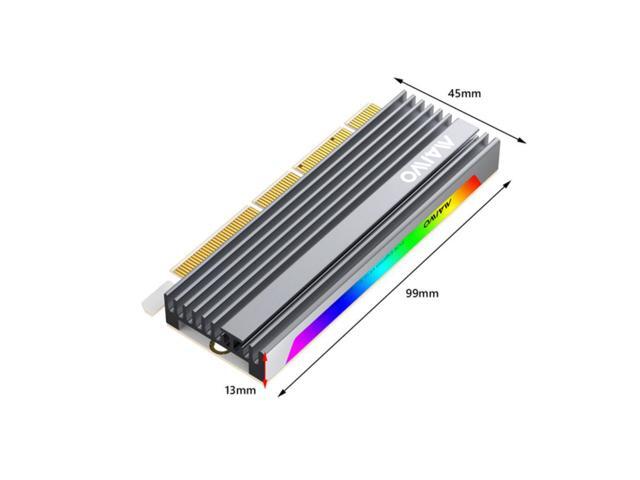 M.2 To PCIE x16 Adapter Card PCI-E To M.2 Convert Adapter NVME SSD Adaptor M2 M Key Interface PCI Express 3.0