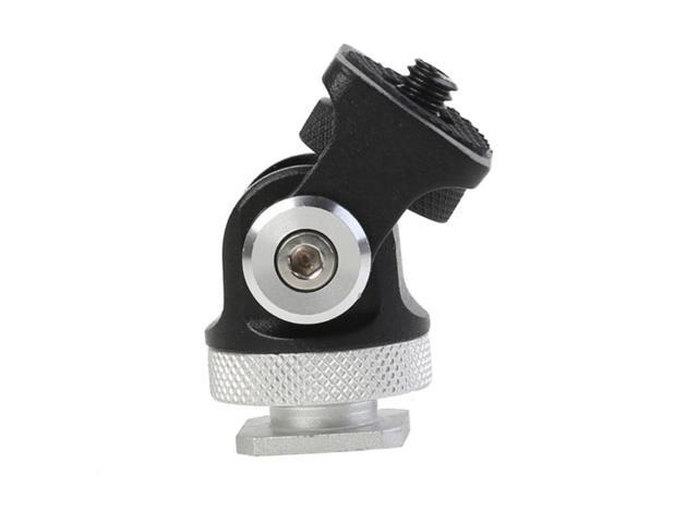 180 360 Degree Rotated Monitor Bracket Stand Mount Holder Adjustable Mini Hot Shoe Stand for Vlogger DSLR Camera Head
