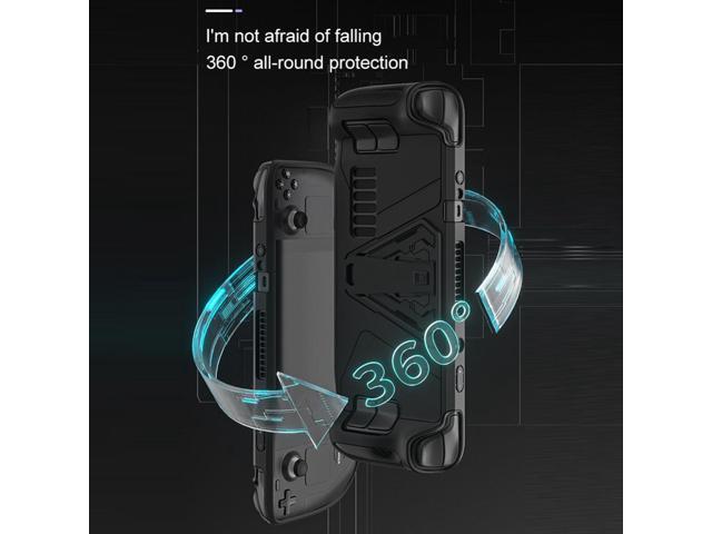 Game Console Portable Shell Alloy Foldable Bracket Game Console Case Replacement Fall-prevention Accessories for Steam Deck