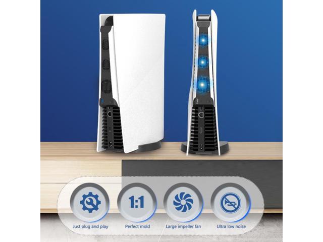 Console Vertical Stand Game Controller Cooling Fan Mount Bracket Gamepad Controller Clip Stand for Sony Play Station PS 5