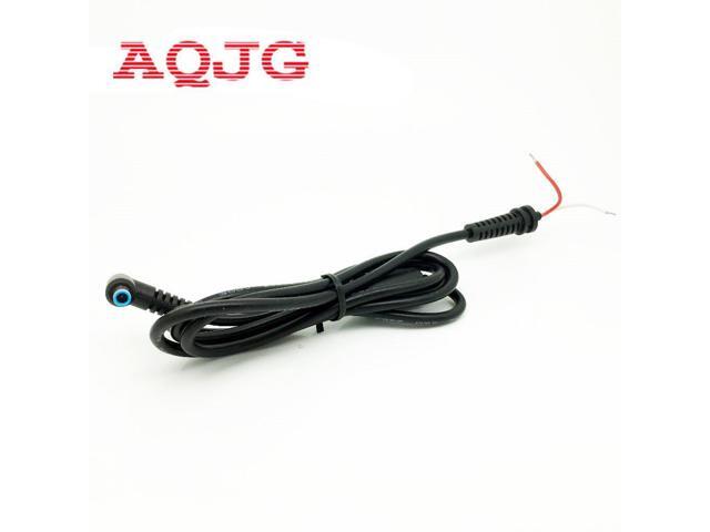 DC Tip 4.5* 3.0 Power Plug Socket Connector with Cord/Cable for DELL HP Laptop 1.2M Promotion Computer cable Black DC 19v 5pcs