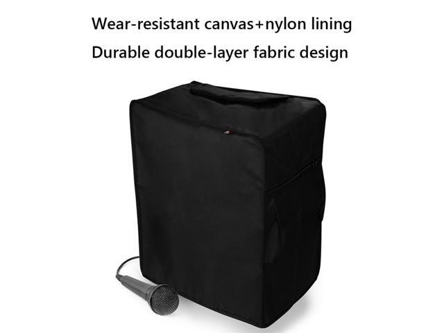 Speaker Cover Portable Protective Cover Moisture-proof Dustproof Side Pocket Accessories for ION Audio Block Rocker Plus