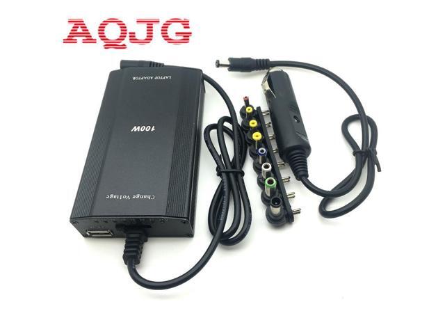 100w universal laptop AC DC power laptop adapter car charger for laptop with USB Power Charger EU Plug