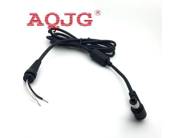 10pcs 5.5X2.5mm DC Power Male Tip Plug Connector With Cord/ Cable For Toshiba Asus Lenovo Laptop Adapter, 5.5*2.5mm AQJG