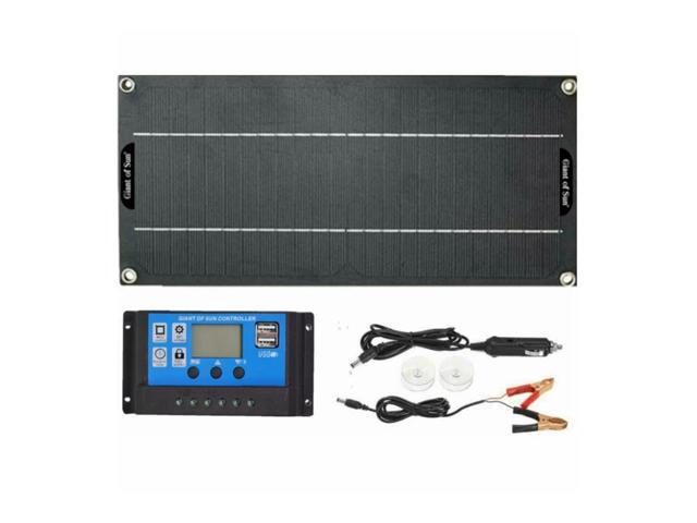 50W Solar Panel Kit 18V 100A Charger Controller for Car RV Outdoor Camping Hiking Accessories